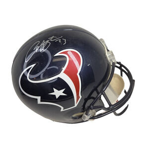 Arian Foster Autographed Texans Full Size Authentic Speed Helmet Football